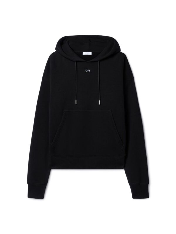 Off White Merch Black Vibe Arrow Felpa