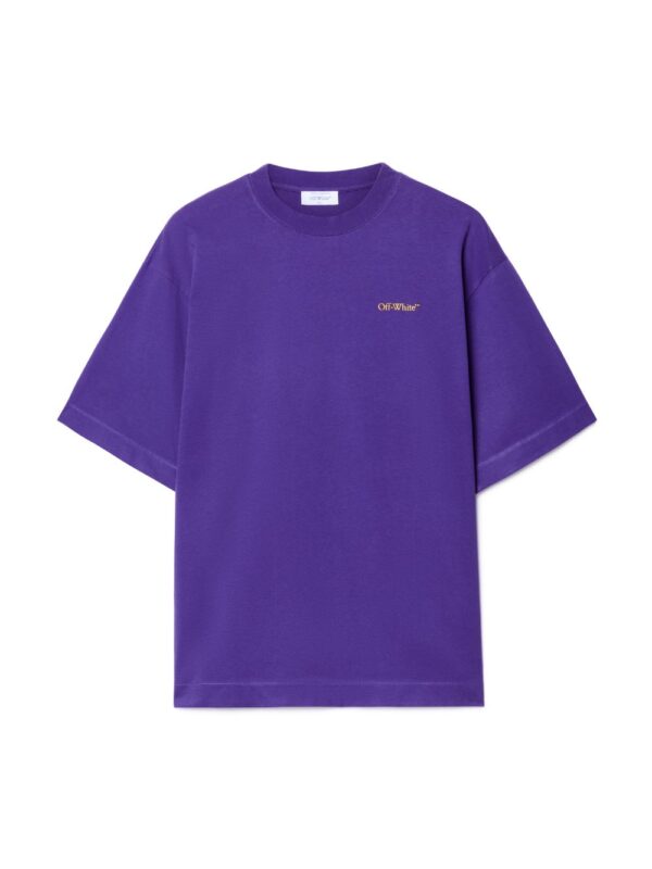 Off White Merch Blue Tape Arrow Maglia