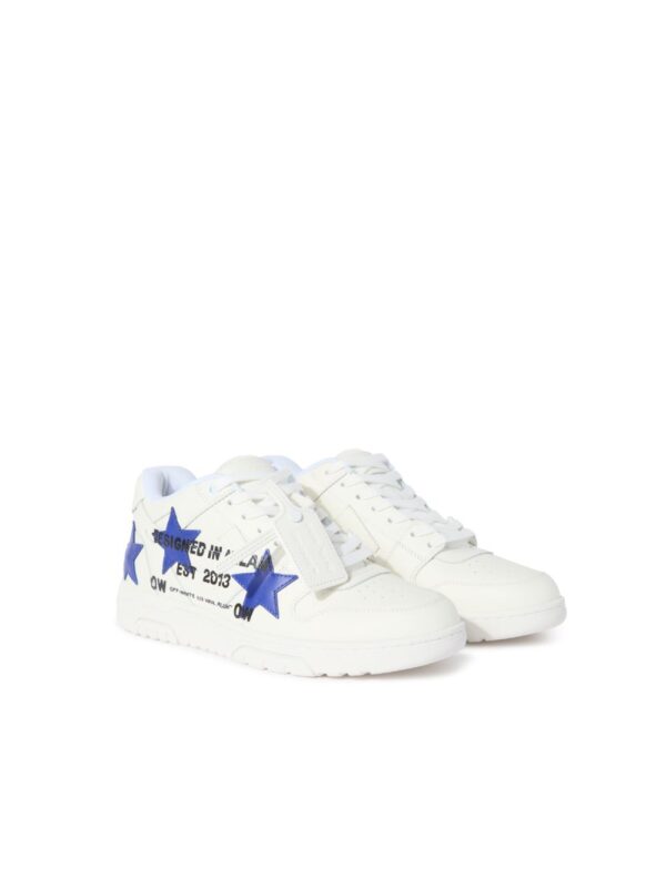 Off White Merch White/Blue Star Office Scarpe