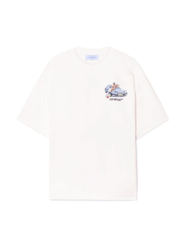 Off White Merch White Fresco Arrow Maglia