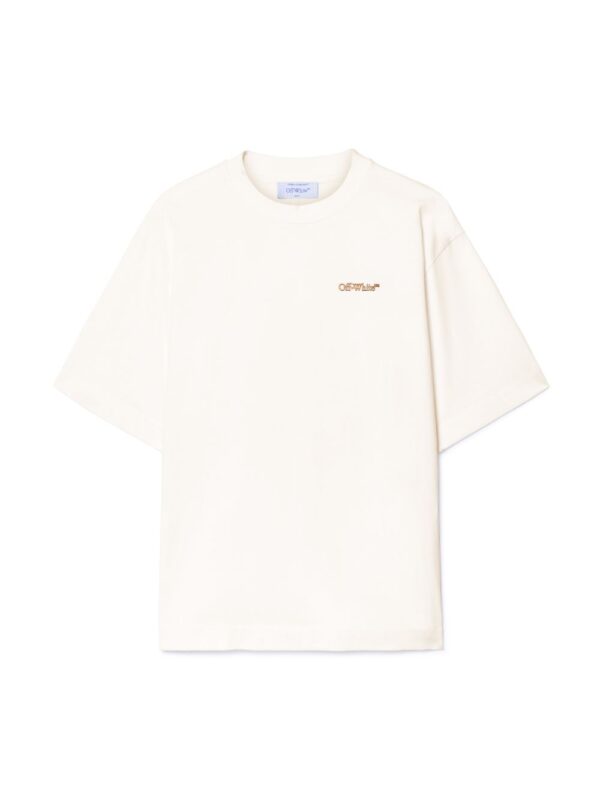 Off White Merch White Tape Arrow Maglia
