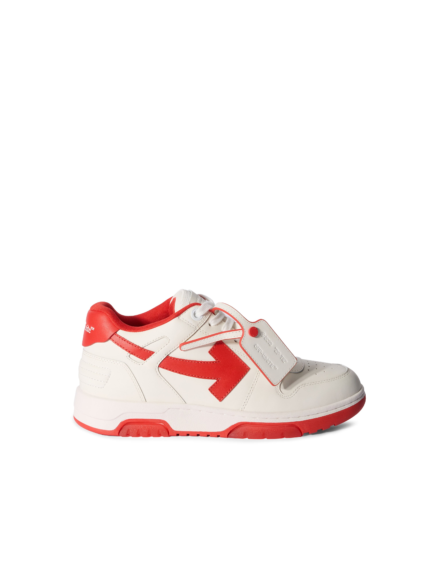 OFF WHITE Calf Leather Red White Scarpe